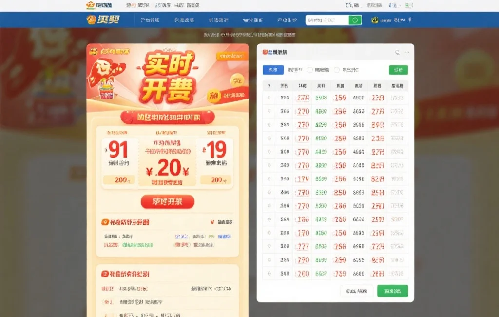 实时开奖与开奖记录对比图